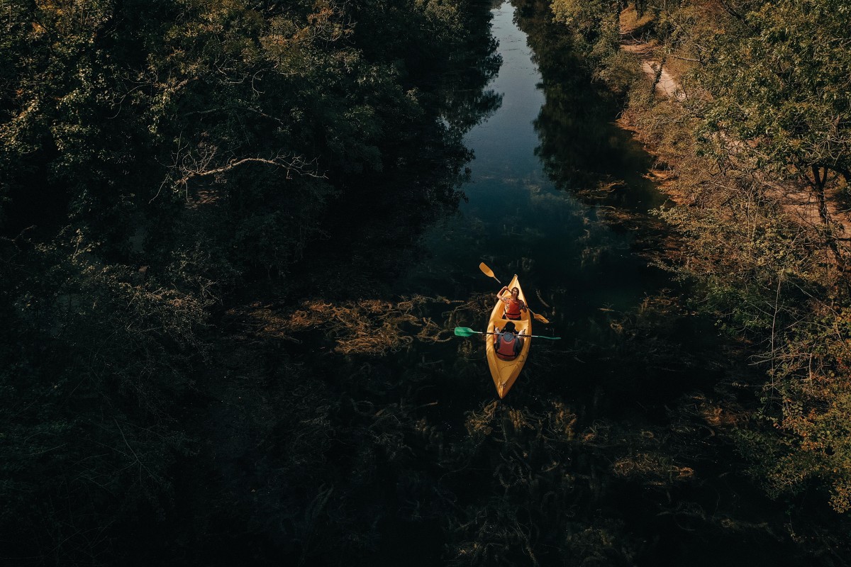 Canoë sur le Canal de Rompsay