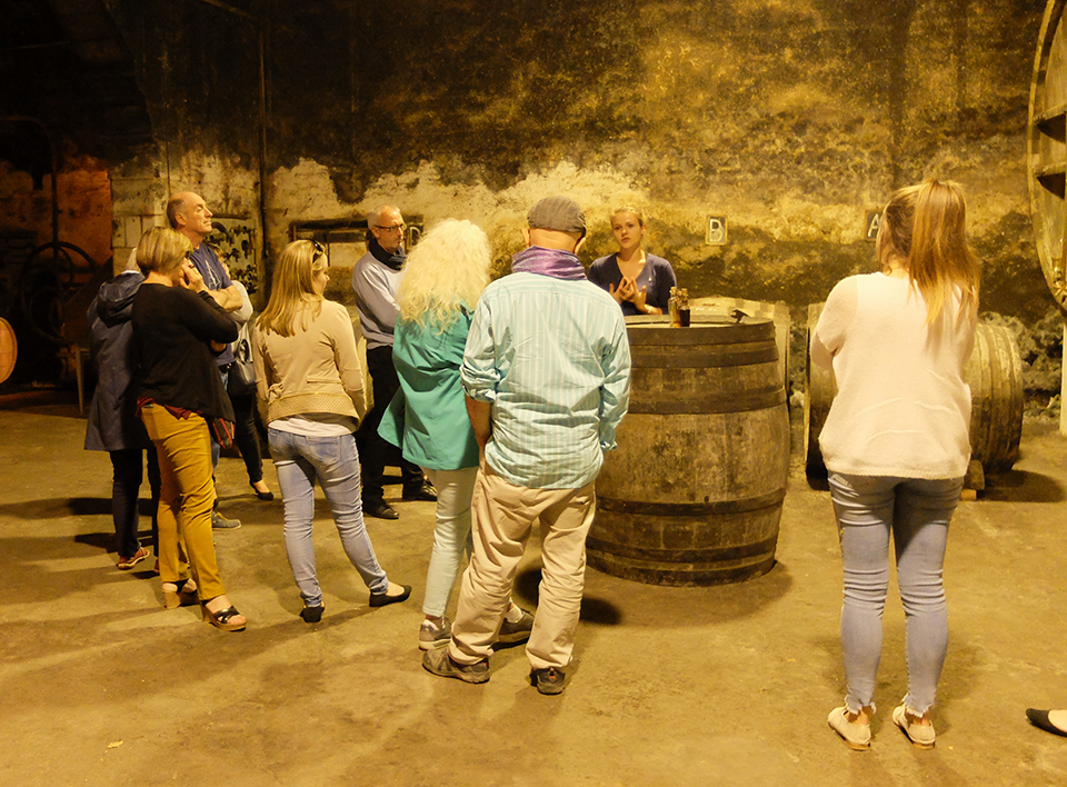 Visite des chais au Château de la Péraudière