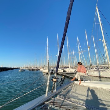 Balade en bateau catamaran La Rochelle