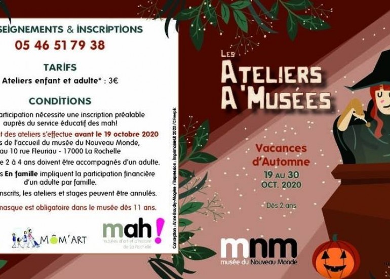 ANIMATION : ATELIERS A'MUSÉES ANIMATION : ATELIERS A'MUSÉES