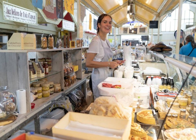 Le marché couvert de Châtelaillon Plage