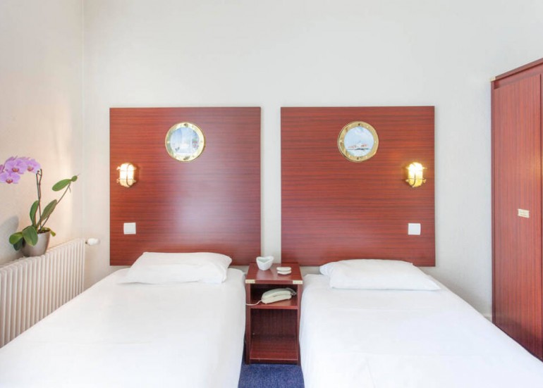 chambre twin hotel La Rochelle