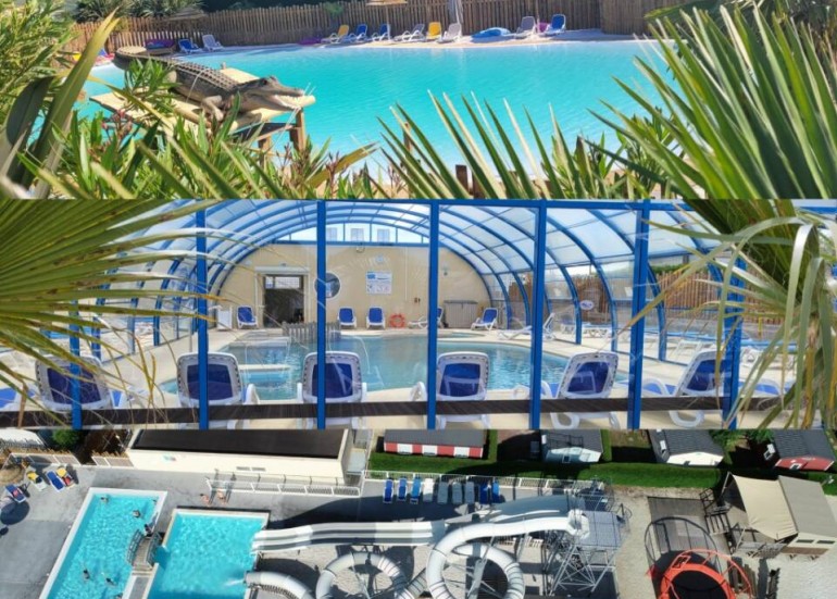Camping Club OUVERT TOUTE L'ANNÉE - Village Vacances Le Lagon de la Prée ****