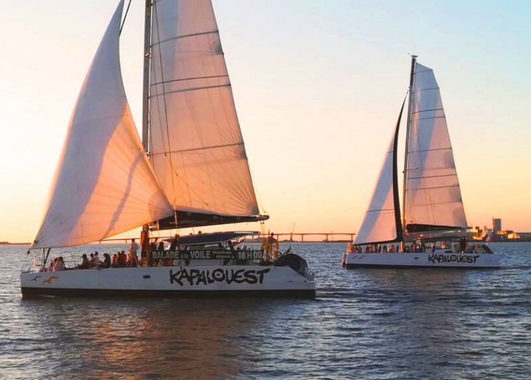 Crucero en catamarán a la hora del aperitivo - Kapalouest Crucero en catamarán a la hora del aperitivo - Kapalouest