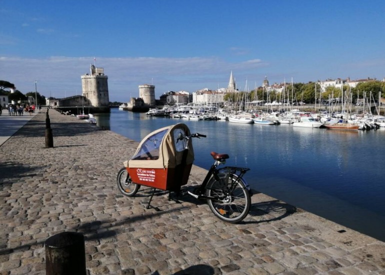 Vélo cargo sur le port - Cycling Tour