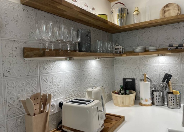 Cuisine parfaitement équipée City Cottage Vue Vieux Port