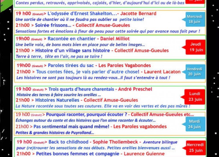 Festival Sur Paroles d'été_La Rochelle