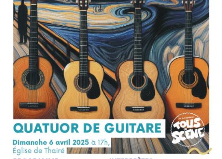 Concert - Tous en scène - Quatuor de guitares_Thairé