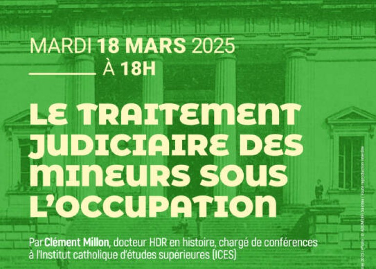 Conférence - Le traitement judiciaire des mineurs sous l’Occupation_La Rochelle