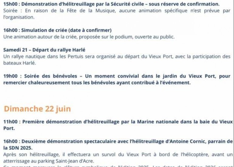 Programme 2025