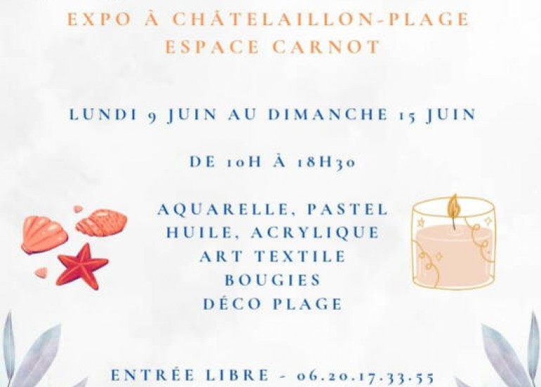 Le collectif de créateurs Entre art et artisanat expose à l'espace Carnot_Châtelaillon-Plage