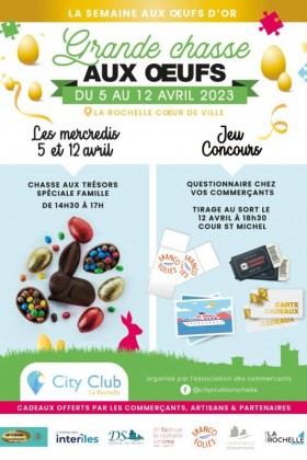 Affiche chasse aux oeufs
